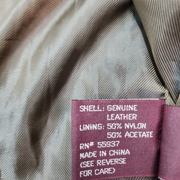 NEWPORT HARBOR Brown Suede Leather Mid Coat Jacket Men's Size XXL - Picture 12 of 16